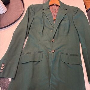 Green Women's Riding Equestrian Show Jacket